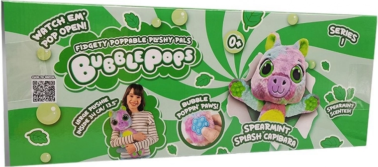 Pliș Bubble Pops capibara parfumată – mentă
