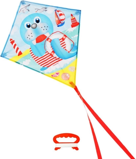 Zmeu pentru copii cu motiv de focă 57 × 52 cm