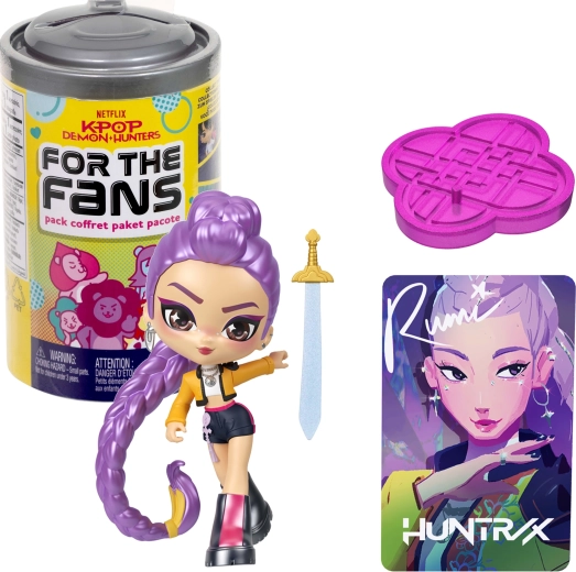 Mattel KPop Demon Hunters – figurină surpriză de colecție cu accesoriu și card de colecție (doză Soda Pop)