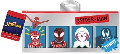 Set de radiere Spider-Man în etui (Sketch), 5 buc.
