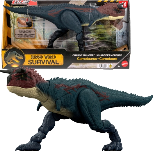 figurină interactivă dinozaur Jurassic World Carnotaurus 20 cm cu sunete