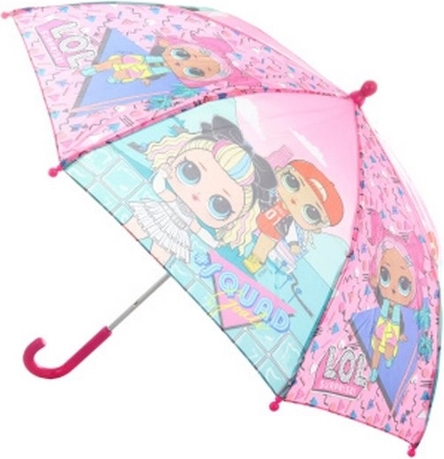 Umbrelă automată cu motiv păpuși L.O.L.