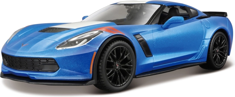 Maisto Corvette Grand Sport 2017 model albastru metalizat 1:24