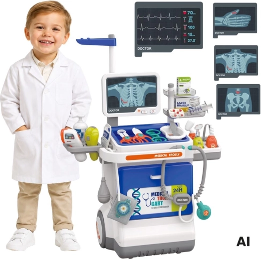 Woopie cărucior medical interactiv cu aparat de radiografie - 1 bucată