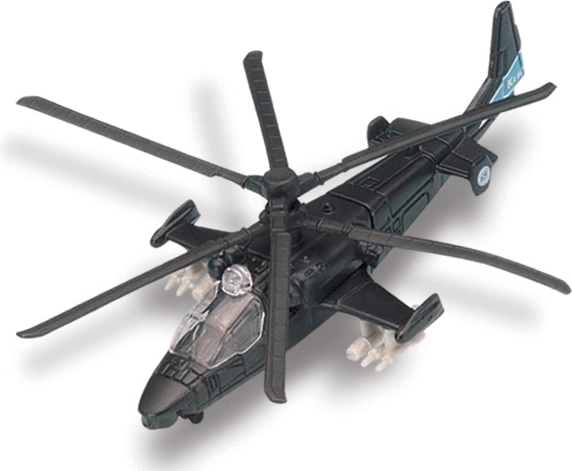 Maisto Fresh Metal Tailwinds KA-52 Alligator model de aeronavă negru mat