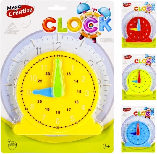 Ceas didactic MEGA CREATIVE pentru copii 3+