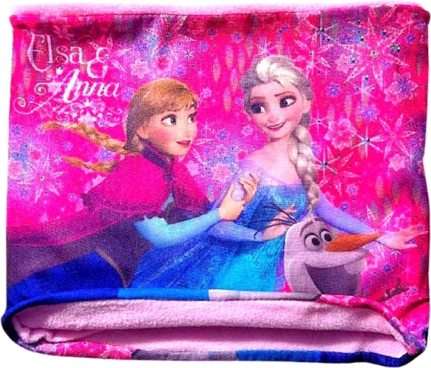 Guler roz pentru copii Frozen cu Elsa, Anna și Olaf