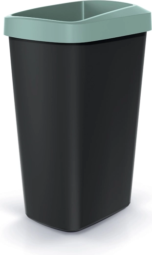 Coș de gunoi cu cadru pentru sac 45 l verde deschis