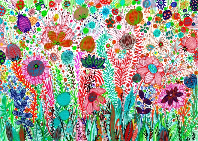 Puzzle Enjoy Deșert Înflorit 1000 piese