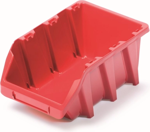 Cutie de depozitare din plastic Bineer Long 295 × 198 × 133 mm roșie