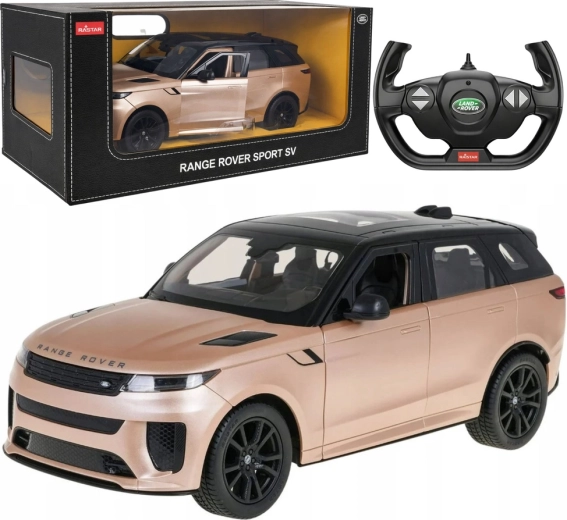 Rastar RC RANGE ROVER SPORT SV 1:14 model auriu cu telecomandă