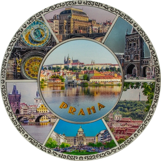 Farfurie decorativă Praga Sparkys