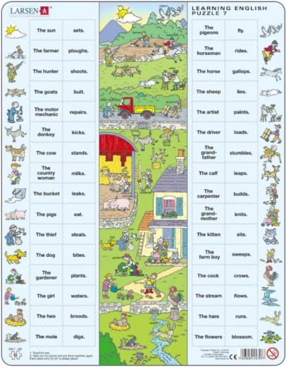 Puzzle Engleză la țară 64 de piese