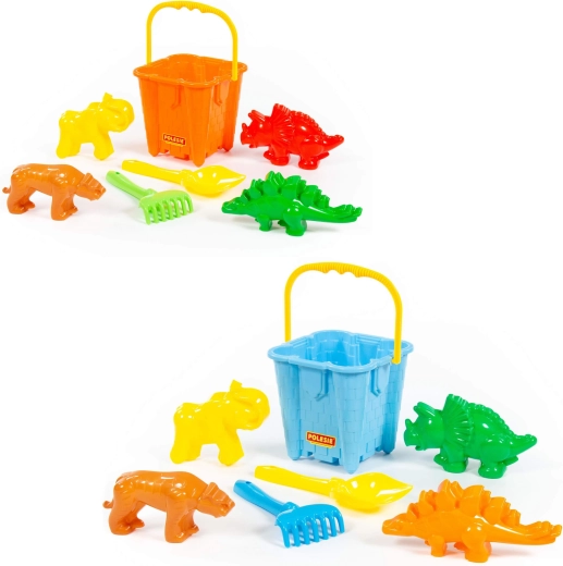 Set de nisip pentru copii castel - 7 piese