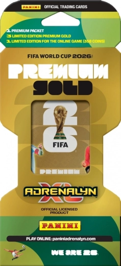 Cărți colecționabile PANINI FIFA World Cup 2026 Blister Gold