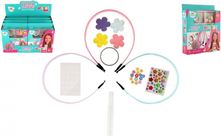 Set creativ pentru confecționarea bentitelor pentru copii