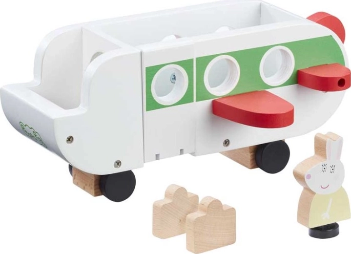 Avion din lemn PEPPA PIG