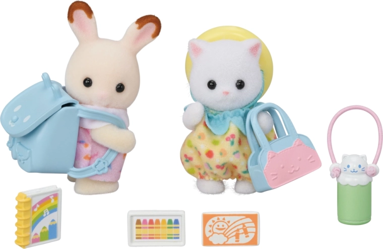 Sylvanian Families Prietenii de la grădiniță la plimbare