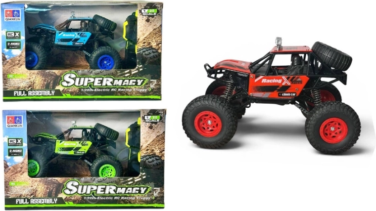 Mașină truggy off-road cu telecomandă 1:20 cu încărcător