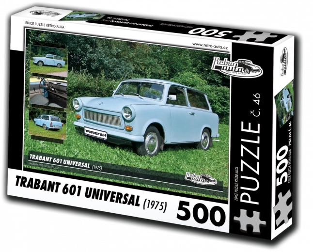 Puzzle Retro Mașini Trabant 601 Universal 500 piese
