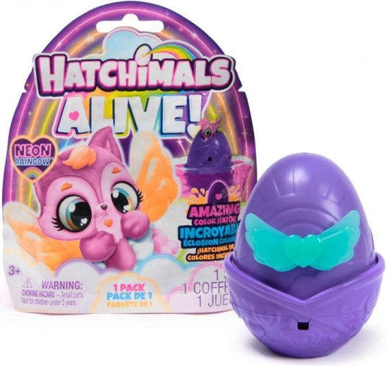 Hatchimals Curcubeu Neon