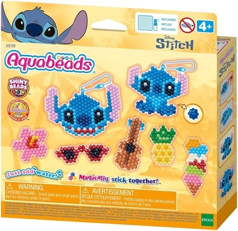 Aquabeads brelocuri STITCH – set creativ de mărgele