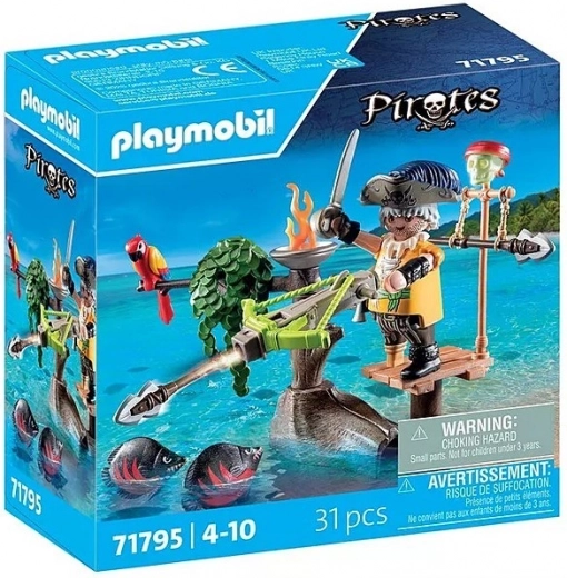 Playmobil Pirat cu balistă