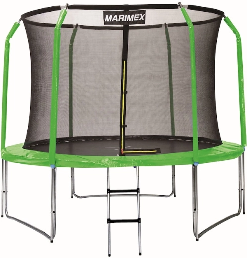 Set verde de protecție pentru arcuri și manșoane pentru trambulină 366 cm