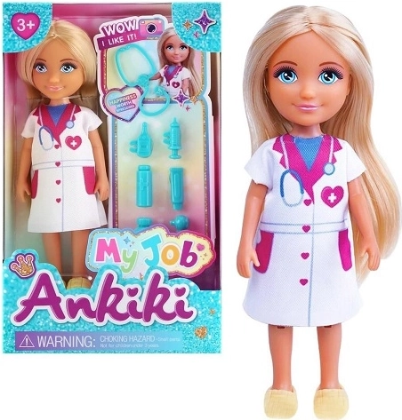 Păpușă doctoriță cu accesorii medicale