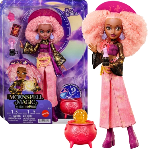 Monster High Moonspell Magic păpușa Rae Lumina 26 cm cu accesorii