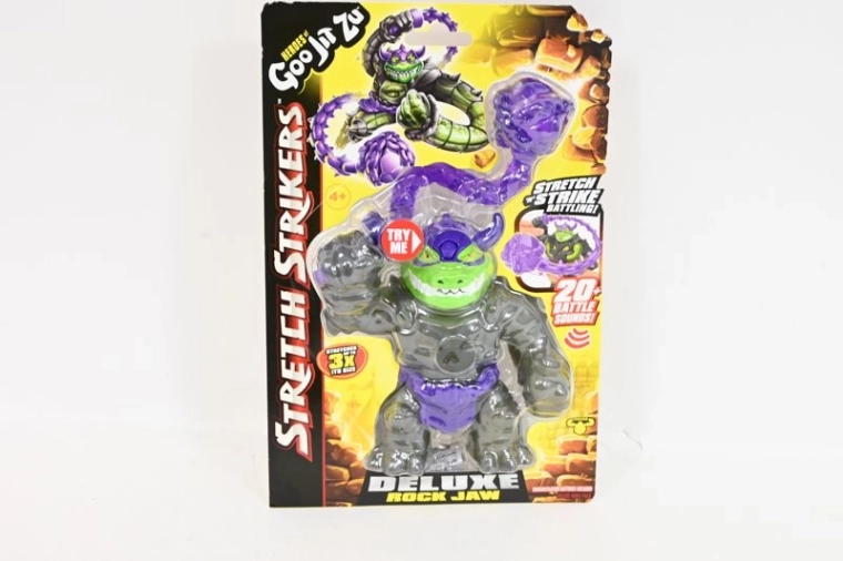 Heroes of Goo Jit Zu Rock Jaw Stretch Strikers Deluxe – figurină cu sunete
