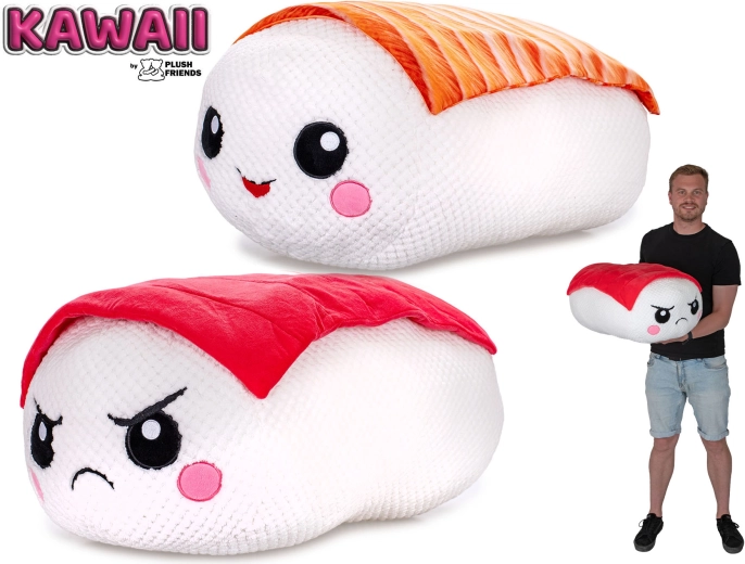 Plush Friends Kawaii pluș sushi nigiri 60 cm - 1 buc