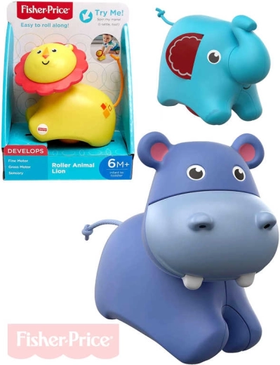 Fisher-Price animăluț cu zornăitoare pe roți pentru bebeluș - 1 bucată