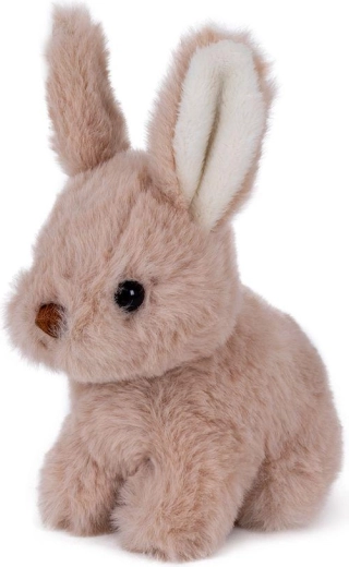 Iepuraș de pluș bej, mic, 15 cm