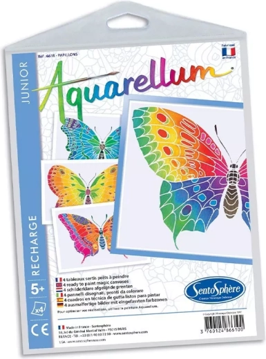 Sentosphere set de imagini acuarele junior fluturi