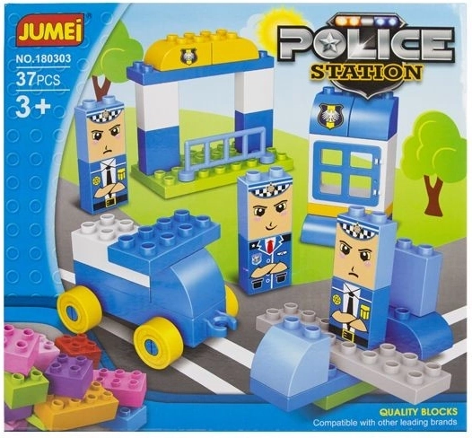 Set de construcție Jumei comisariat de poliție 37 de piese 28 × 26 cm - 1 bucată