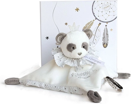 Set cadou - pătura jucărie din pluș panda