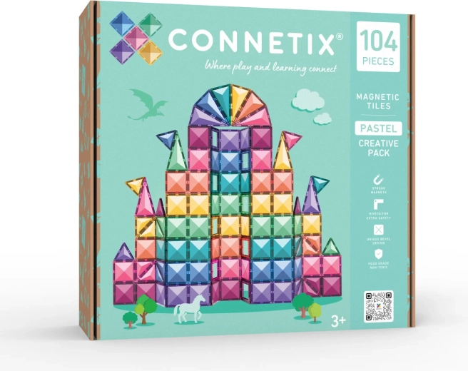 Set creativ pastel cu 104 piese