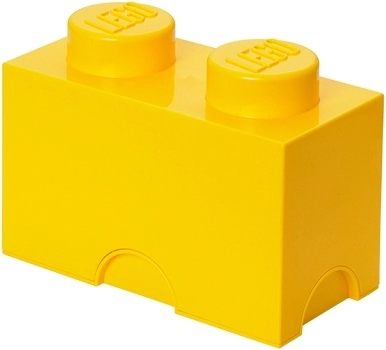 Cutie de depozitare Lego 2 – galbenă