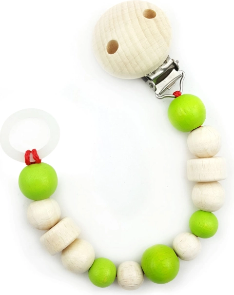 Hess clips pentru suzetă verde deschis