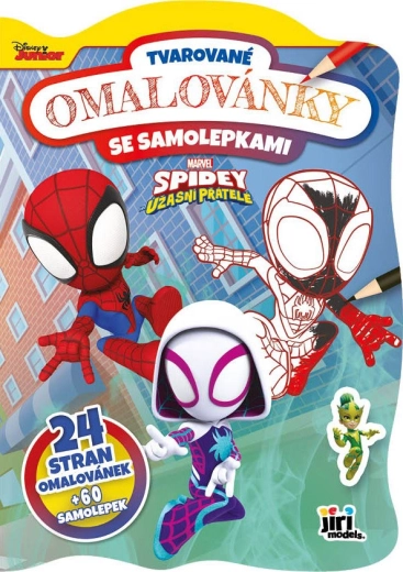 Carte de colorat decupată Spidey