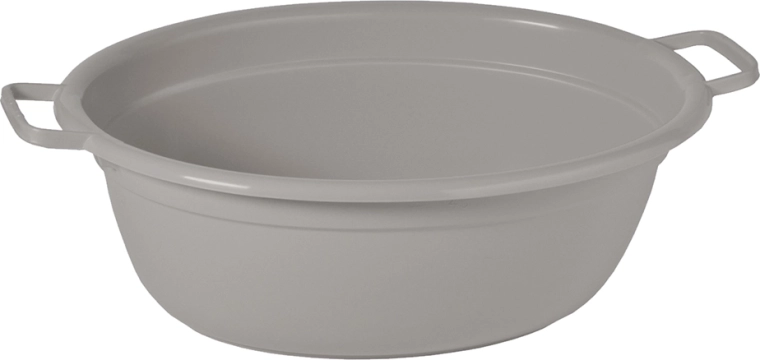Cadă ovală Alva 55 cm 25 l gri urban