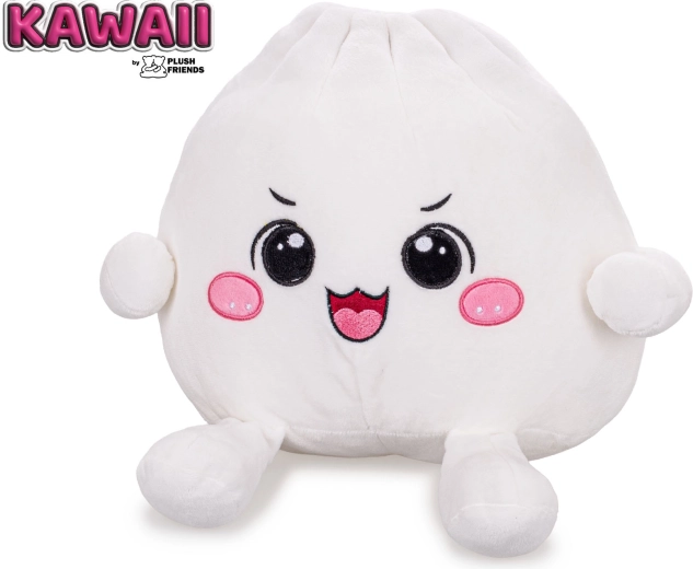 Plush Friends kawaii gălușcă bao de pluș zâmbitoare 25 cm - 1 bucată