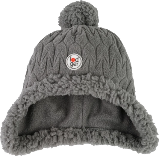 Căciulă de iarnă din fleece Lodger Hatter Empire fleece sharkskin 0–3 luni - 1 bucată