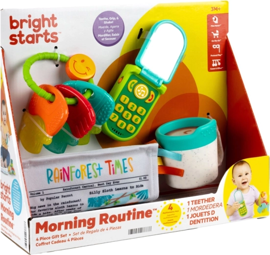 Bright Starts set cadou pentru dezvoltarea simțurilor Morning Routine