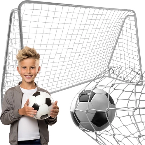 Plasă pentru poartă de fotbal metalică Trizand 213 × 150 × 90 cm