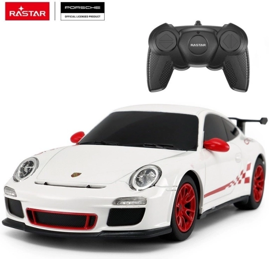 Rastar Porsche 911 GT3 RS mașină RC cu telecomandă 1:24 albă - 1 bucată