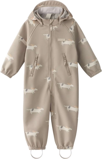 Combinezon softshell Leokid Lilo beige woof 104