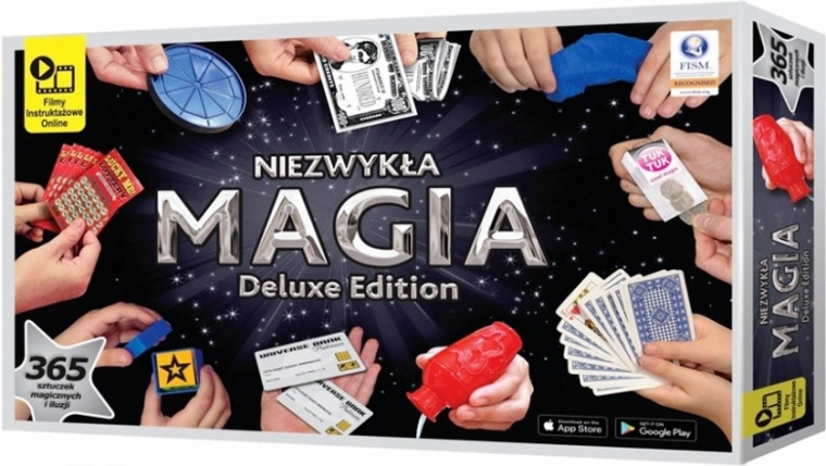 Set de magie Deluxe – magie neobișnuită pentru copii