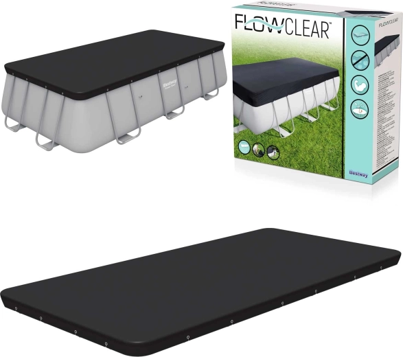 Bestway prelată de acoperire pentru piscină cu cadru 396 × 185 cm